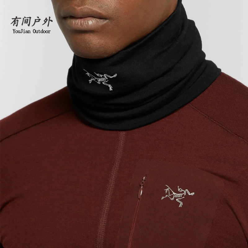 [Arcteryx Rho LTW Neck Gaiter 始祖鸟羊毛保暖脖套围脖男女13454]