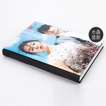 Photo wedding crystal book book couple commemorative book handmade diy photo album custom Valentines Day birthday gift
