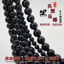 Natural 5A black agate Garnet scattered beads diy hand woven accessories bracelet necklace crystal beaded material