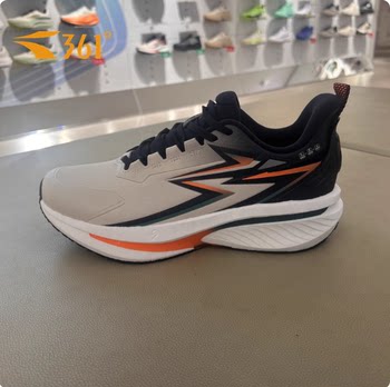 361 Degrees Genuine Men's Shoes 2025 Winter New Model Rain Screen 9.0 Water-Repellent Q-Elastic Fleece-Lined Running Shoes 57Z542253