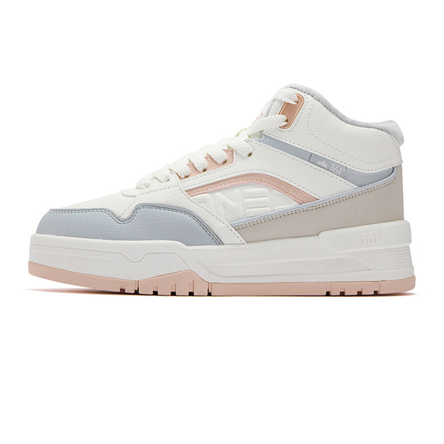 361 Degrees Genuine Women's Shoes 2025 Winter New Dad Shoes with Fur Lining Cotton Shoes Sports Lifestyle Shoes 58Z546642A