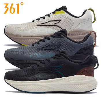 361 Degree Men's Shoes Cushioning Running Shoes 2024 Winter New Warm Mesh Jogging Training Sports Shoes 572442212