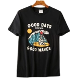 Летняя хлопковая футболка подходит для мужчин и женщин