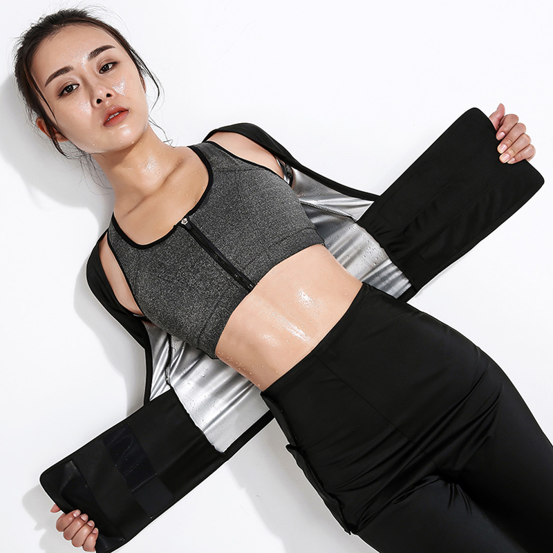Explosive sweaty yoga sweaty weight loss clothing Fat Collection Abdominal bunches Body Clothes Fitness Room Running Fever Sweaty Sports Suit Women