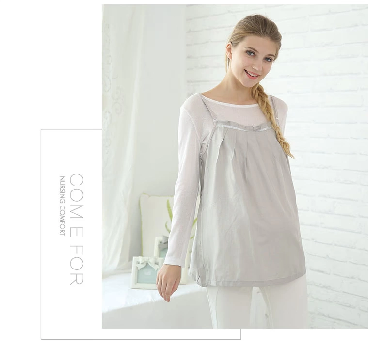 Tim nhang bức xạ phù hợp với bà bầu máy tính mang thai chính hãng mang thai bà bầu làm việc bà bầu bốn mùa sợi bạc bên trong mặc