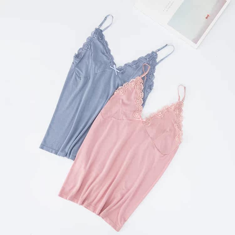 Pyjama pour femme en Viscose à sling - Ref 2991489 Image 14