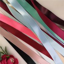 Black polyester with white ribbon Polyester Webbing Webbing Hair Accessories Handmade Diy Bow Tie Rose Material