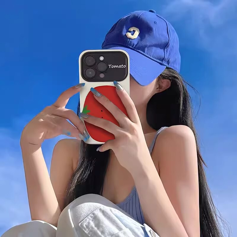 Japanese Demiu Shockproof Phone Case for Apple 17 Pro Max, iPhone 16 Pro Max, High-End Niche Design, Cute 15 Case, Beautiful 14 Pro, Unique Internet Celebrity Hot Item, Full Lens Protection for Women