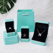 High-end necklace wedding ceremony marriage proposal to ring box single small exquisite empty box European jewelry gift box