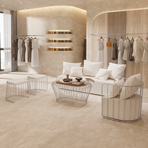 Designer furniture beauty salon small sofa clothing store Net red iron small white sofa light luxury lamb Velvet