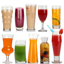 Glass juice cup cold drink cup milk tea cup home creative Big Drink Cup sand ice cup ice cream Milk Cup heat resistant