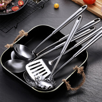 Ogerman 304 stainless steel kitchenware spatula set spoon kitchen food shovel dish spoon Household cooking spoon round handle