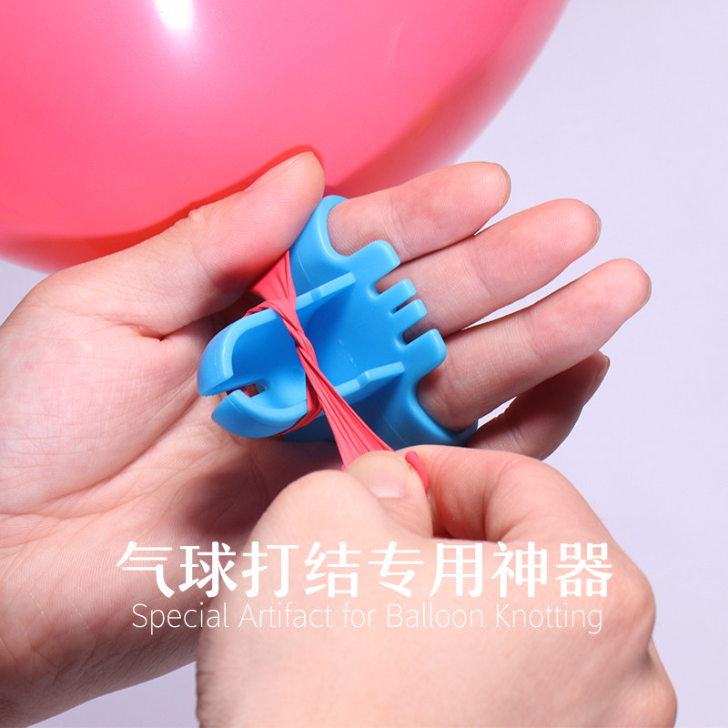 Birthday Arrangement Balloon Special Knotter Seal closure clip Wedding Room Props Easy Easy Balloon Tie Knot Tool