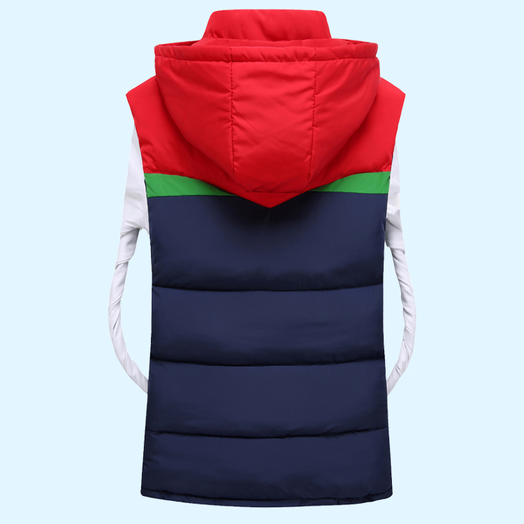 Vest nam mùa thu đông 2017 mới vest cotton dày trẻ trung Cặp đôi sinh viên phiên bản Hàn Quốc áo mưa xuống áo sweater nam