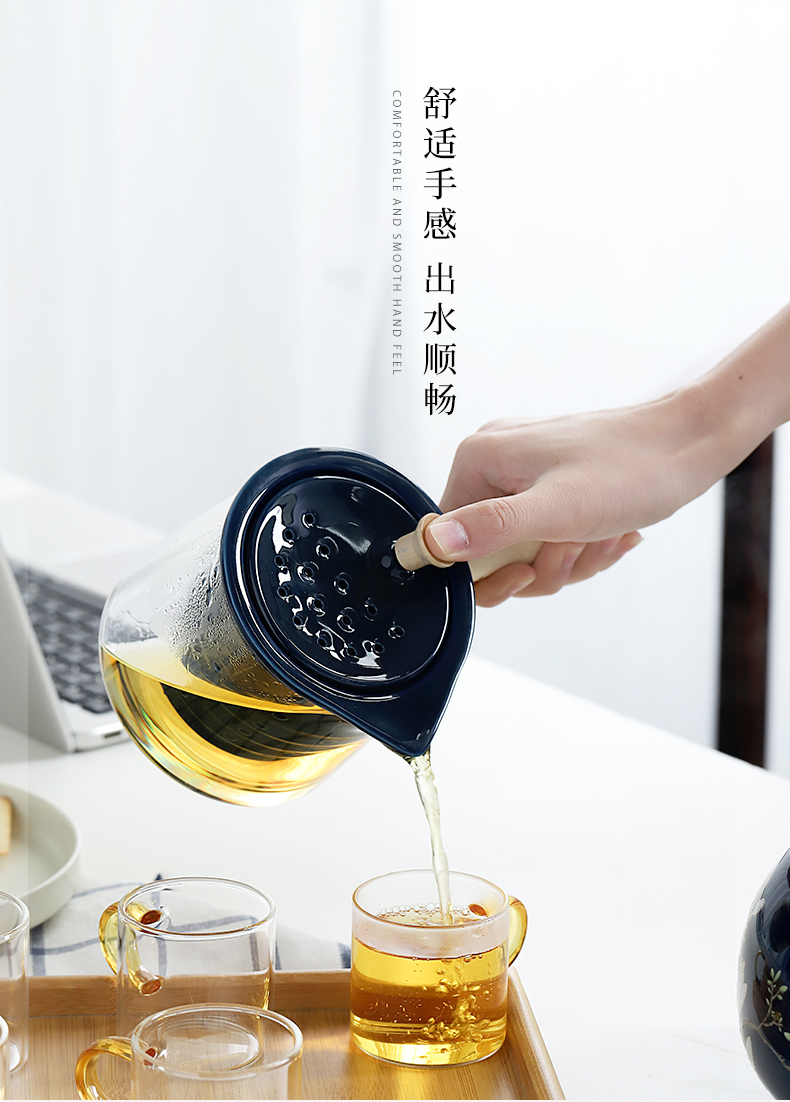Mud seal glass boiling tea ware boil the kettle black tea tea stove'm pot small household electric TaoLu boiled tea