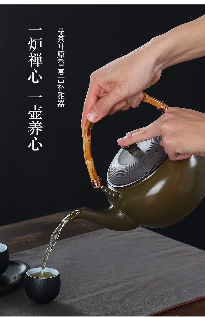 Girder mud seal pot of kung fu tea set electric ceramic kettle office TaoLu cooking pot home single pot of the teapot