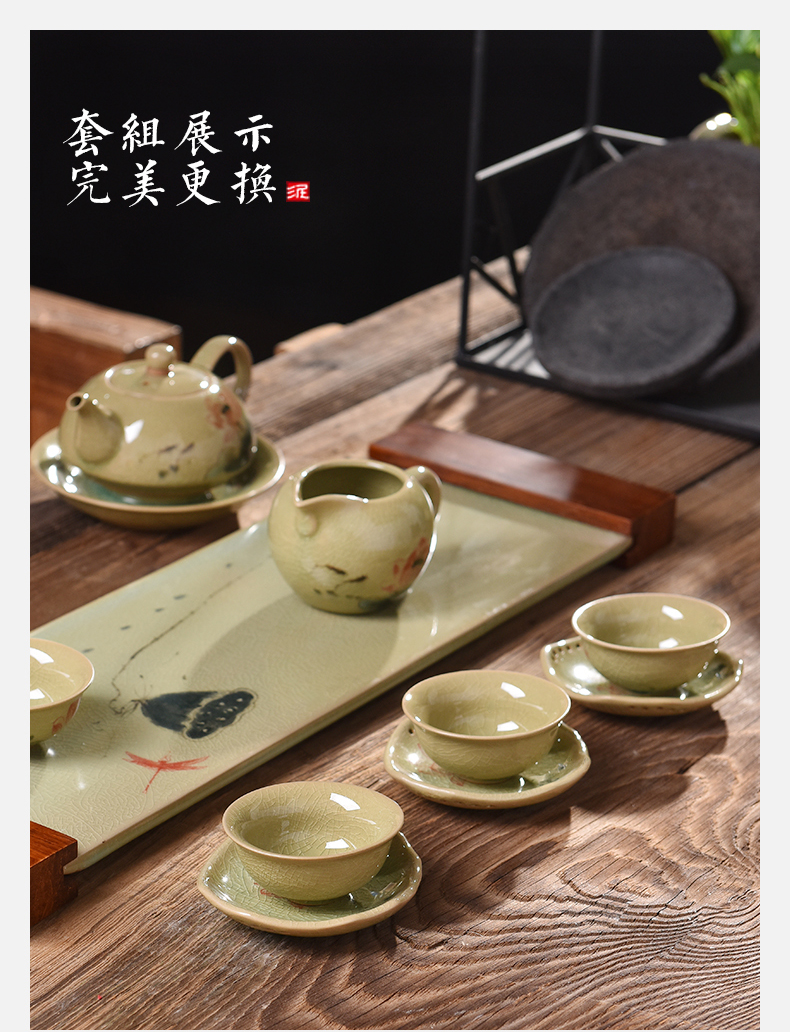 Cup mat mud seal tea accessories creative hand - made ceramic cups tea kungfu saucer household insulation prevent hot Cup mat