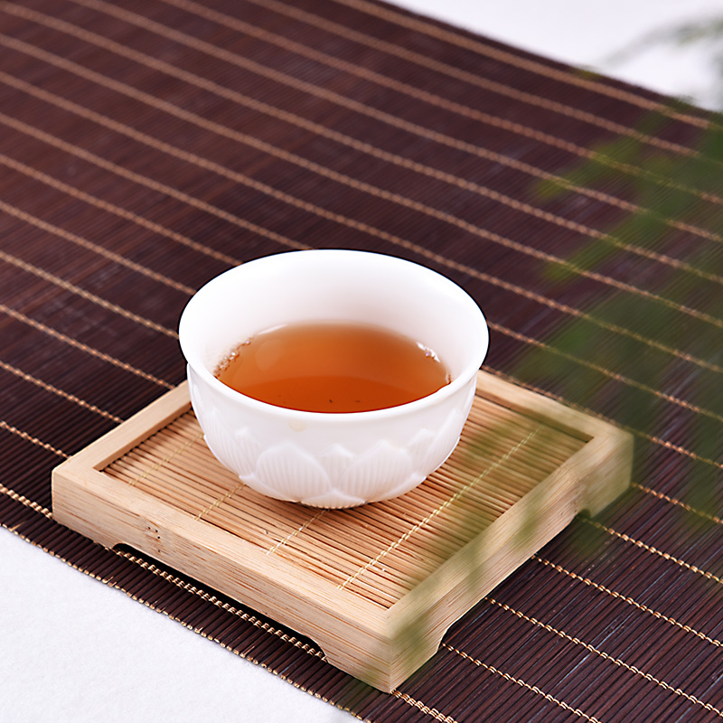 The Collection level manually jade porcelain master single pu 'er tea tea cups of dehua white porcelain kung fu personal home a cup of tea