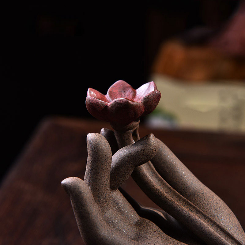 Creative ceramic tea tea play back censer decoration teahouse tea zen decoration desktop purple sand tea pet furnishing articles