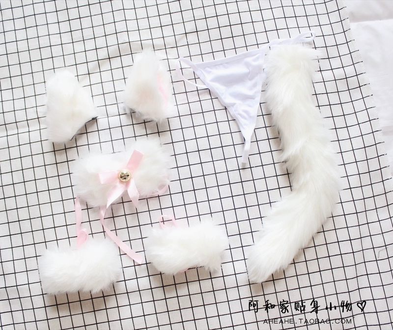 A và nhà cáo đuôi thỏ đuôi thỏ bóng tóc bóng sang trọng nữ thong áo thun quần gợi cảm