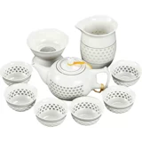 Чайный сервиз, керамический комплект для домашнего использования, японская чайная чашка для гостиной, чай, заварочный чайник