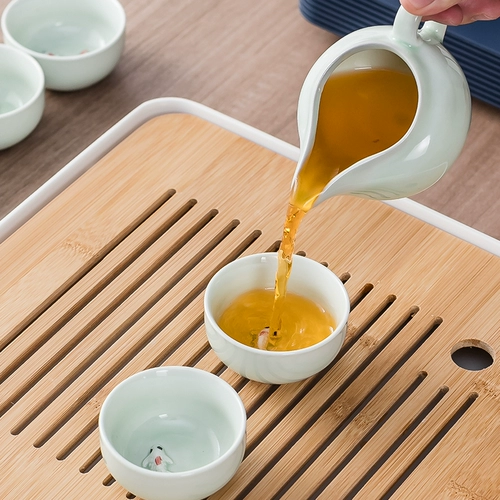 Чайный сервиз, керамический комплект, заварочный чайник, чайная чашка, чай для домашнего использования, китайский стиль