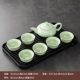7 Celadon Carp Cup Teapot+черный дренажный диск