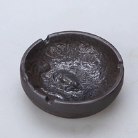 Lotus Bull Ashtray-Black Gilt Gold