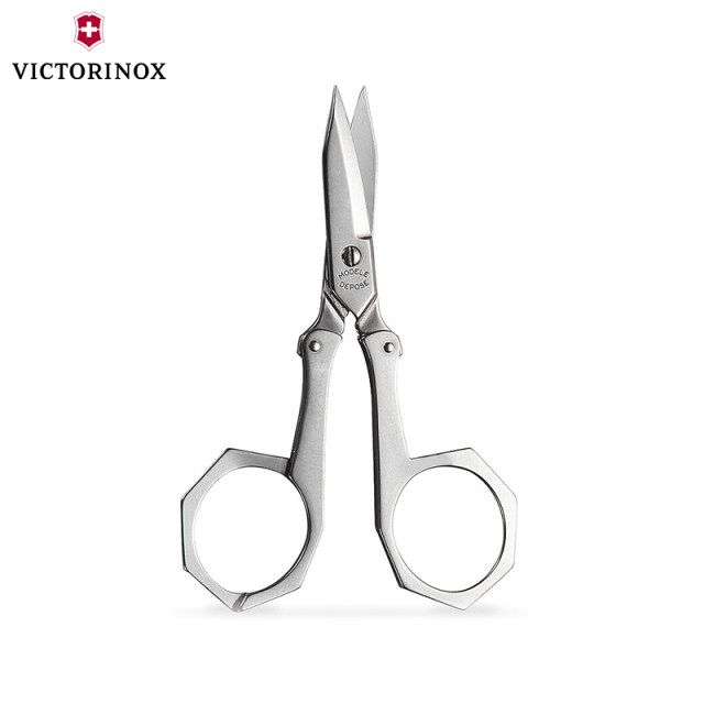 Victorinox Swiss Army Knife Mini Folding Scissors Stainless Steel Pocket Scissors Portable and Carry