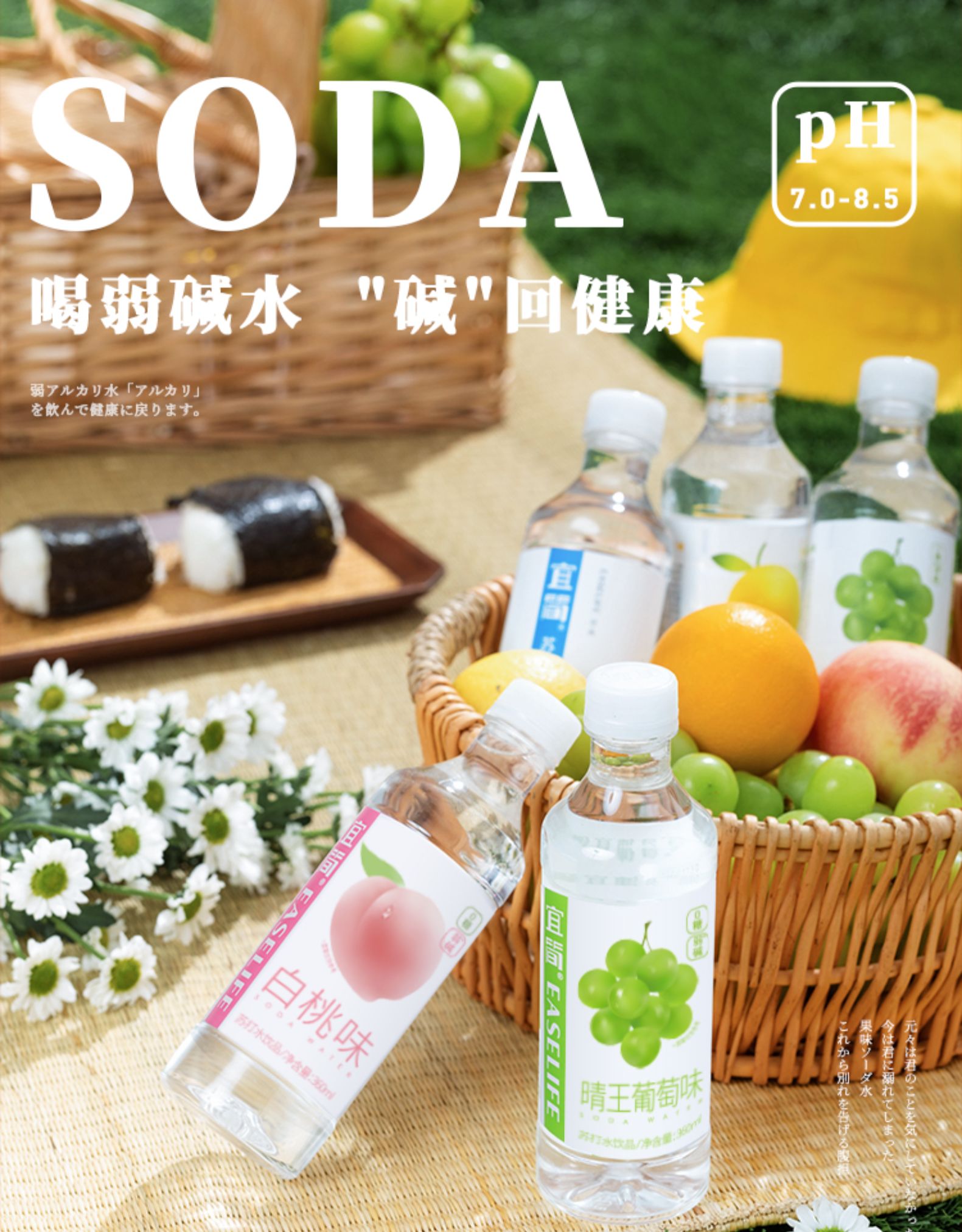 宜简 弱碱性 无汽无糖苏打水 360ml*12瓶  5种口味 图12