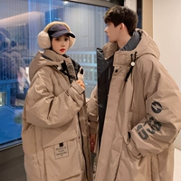 Хаки пуховик