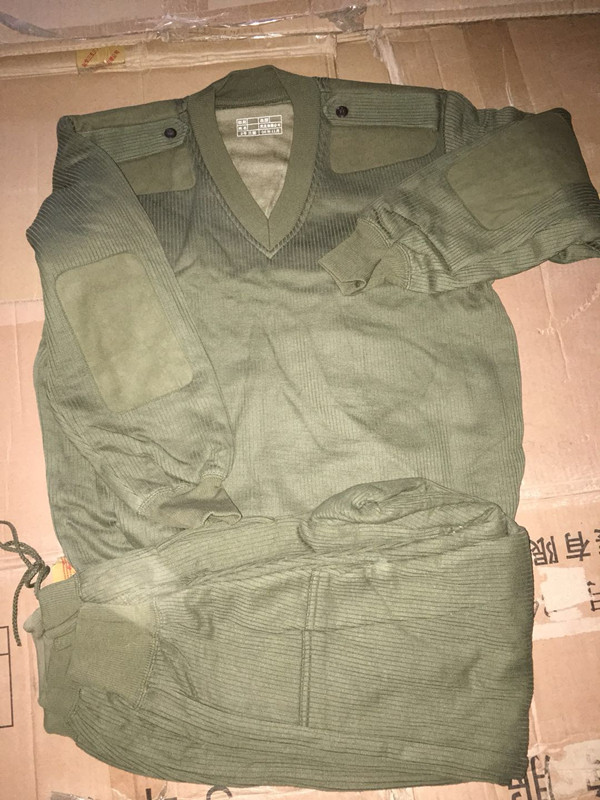 Ying Shuo 03 fleece pants velvet pants grass green navy blue fleece pants set warm sweater pants