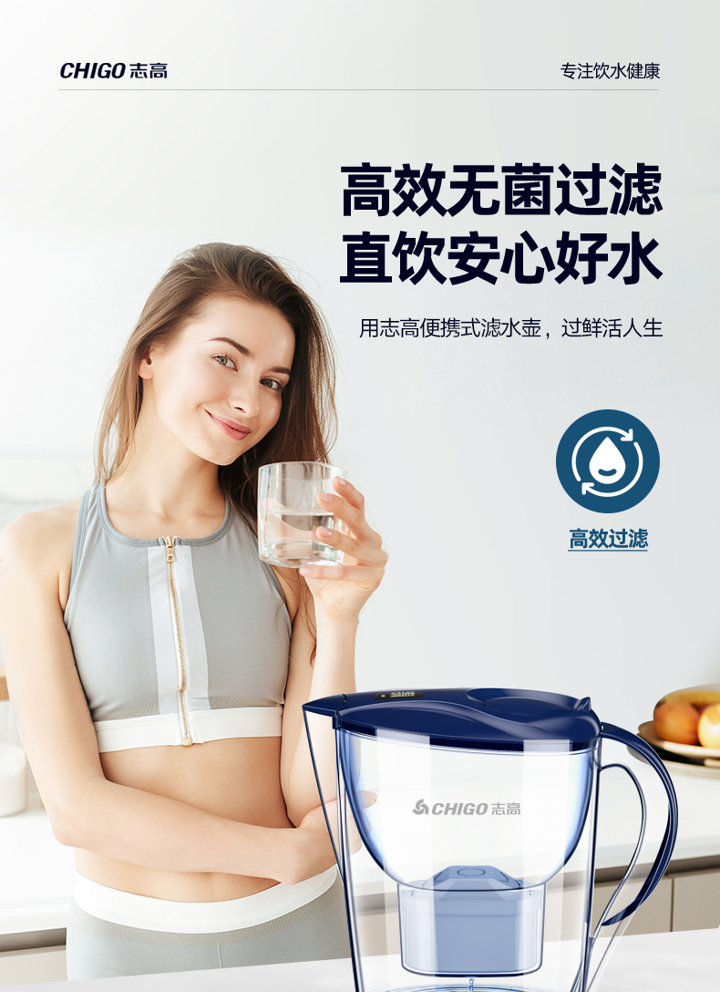 志高 便捷式过滤净水壶 图1