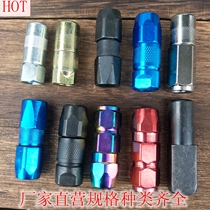 Corball pneumatically operated manually whipped yellow oil gun accessories Pointed Head Butt Bull Oil Gun Mouth High Pressure Yellow Oil Gun Nozzle