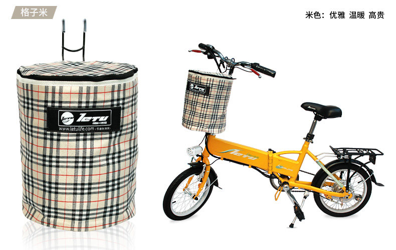 Panier pour vélo LOCCO en toile - Ref 2257650 Image 11