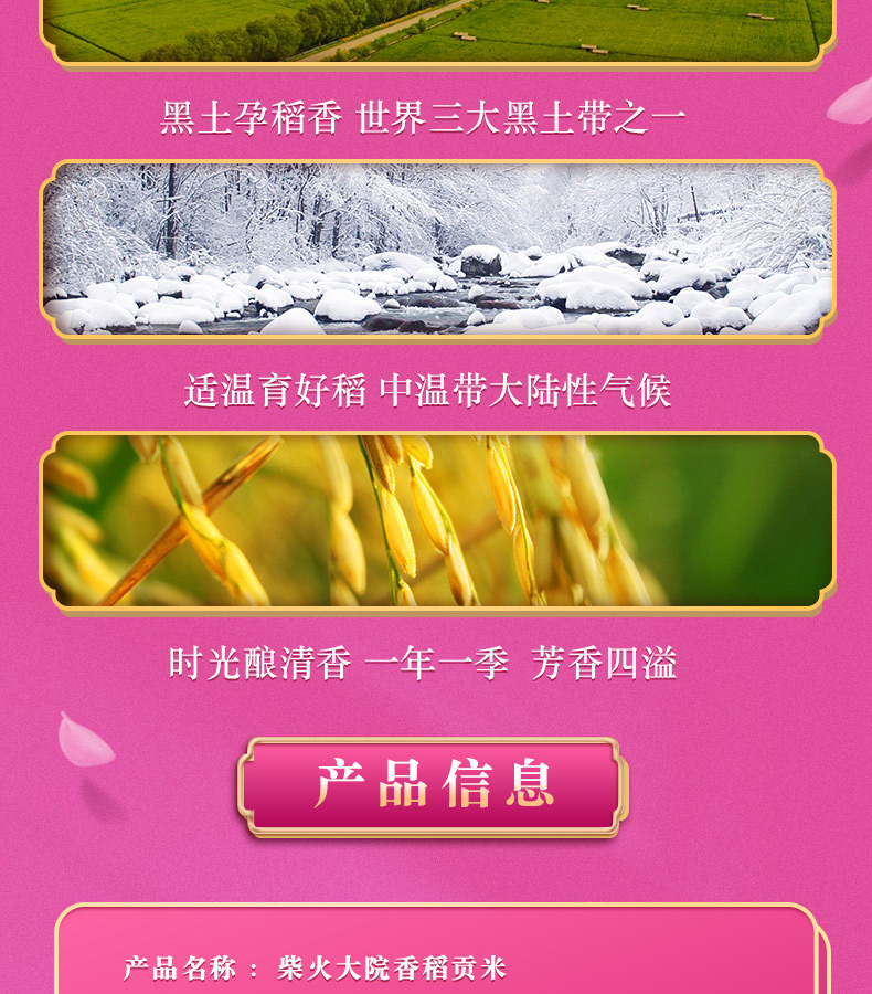 地理标志认证 柴火大院 东北香稻贡米 10斤/袋 图10
