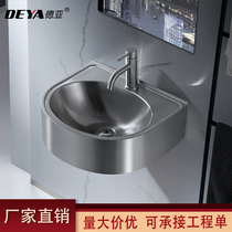 Stainless steel wall simple wash basin balcony toilet sink Wall Basin