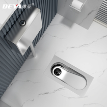 304 stainless steel squatting toilet squat pit type household small urinal toilet squat toilet toilet toilet toilet toilet tank set