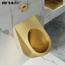 Stainless steel urinal hotel bar bathroom mens induction urinal hanging wall deodorant urinal urinal urine bucket