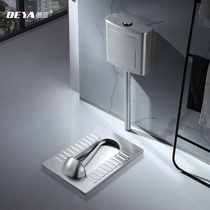 304 stainless steel squatting toilet squatting pit toilet public toilet works bar KTV toilet deodorant
