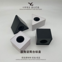 Bench Mark Clip Magic Sticker ABS Material Microphone Desk Mark Box Interview Cutting Sleeve Microphone Bench Mark Sponge Spot