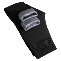 High-end down pants mens winter trendy brand cold-proof outer wear thickened warm goose down pants mens straight casual pants