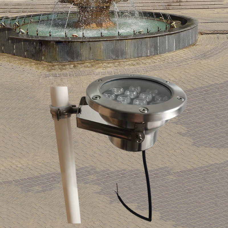 Led Underwater Light Underwater Light Fish Pond Light Waterscape Fountain Light 12V24V Low Voltage Waterproof Spotlight Dimming Landscape Light