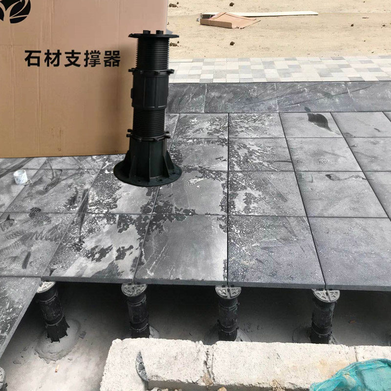 Universal support stone water feature fountain mirror dry spray overhead load-bearing anti-corrosion wood-plastic floor height adjustable