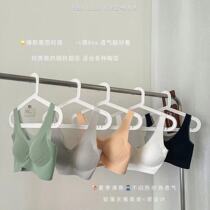 Ultra-thin ice feeling comfort breathable Q elastic soft latex chest pads without marks underwire nude underwear bra bra