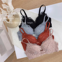Sweetheart gentle breeze bra girl lace small breasts gathered on the top of the comfortable soft underwire bra set