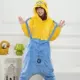 Cặp đôi đồ ngủ động vật hoạt hình một mảnh mặc nhà san hô flannel nhà vệ sinh cho thấy onesie kigurumi - Cha mẹ và con