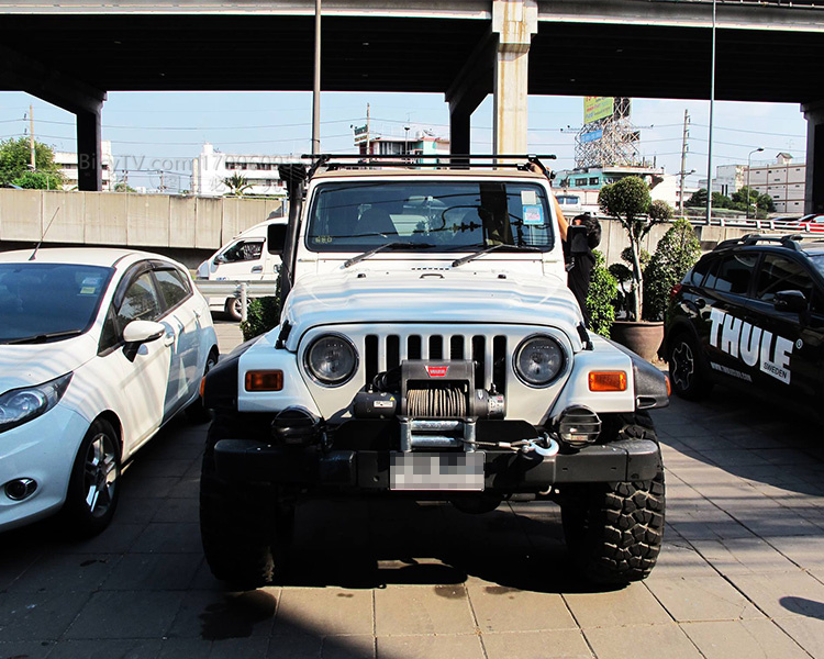 Thule Thule JEEP Wrangler giá đỡ xe đạp giá đỡ lều khung mưa máng chuyên dụng - Roof Rack cốp nóc xe ô tô