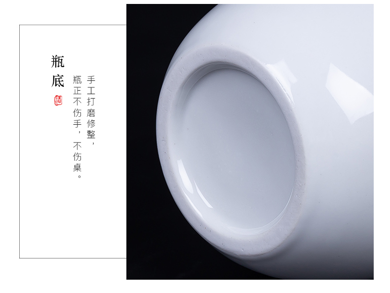 Leap in jingdezhen ceramic empty wine bottles of white wine jar flask to pack a small handleless wine cup three catties mail customization