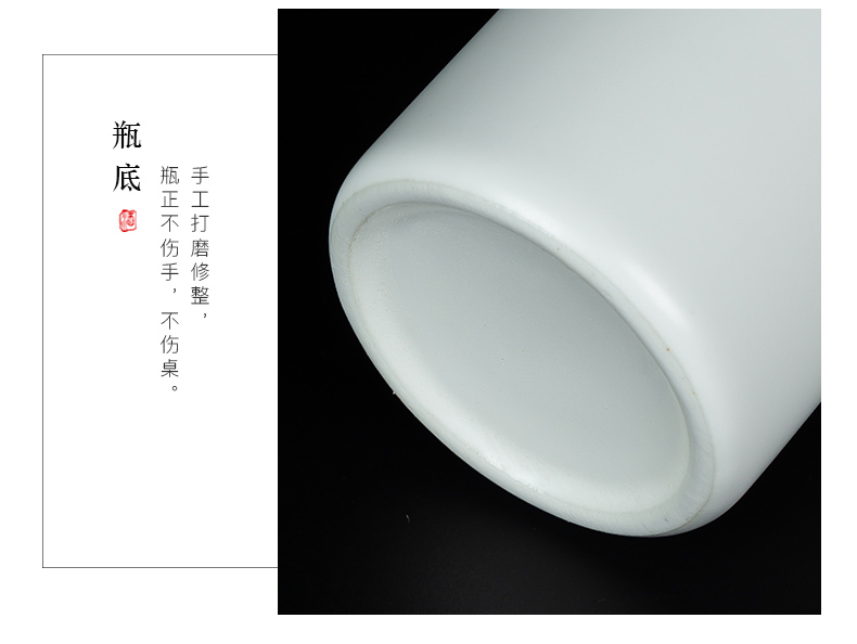 Jingdezhen ceramic bottle. Two small white liquor bottles little hip empty bottles creative sealed jars customization